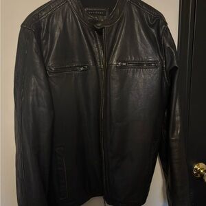 Men's Black Leather Jacket